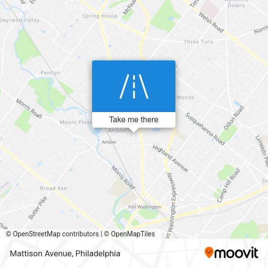 Mattison Avenue map