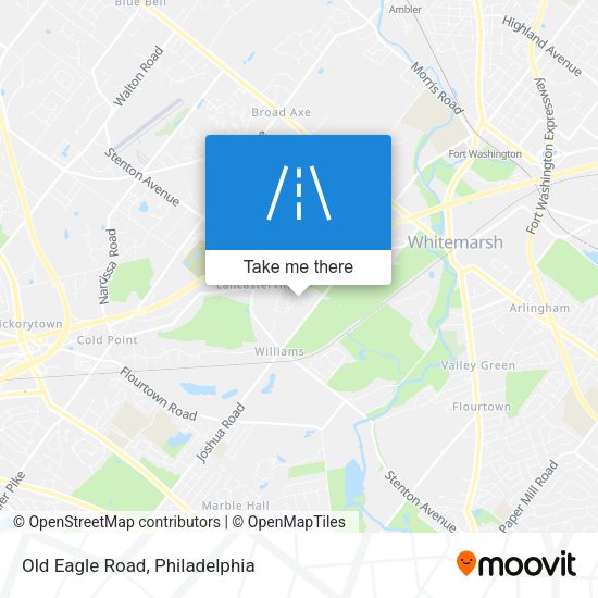 Old Eagle Road map