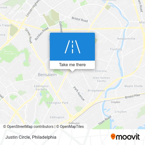 Mapa de Justin Circle
