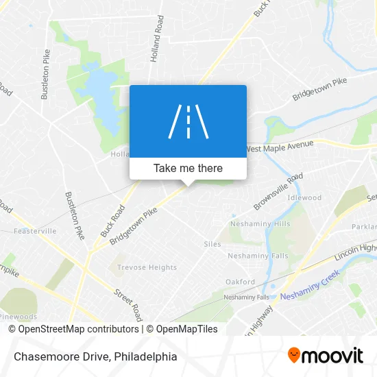 Chasemoore Drive map