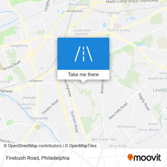 Mapa de Firebush Road