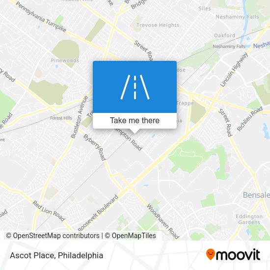 Mapa de Ascot Place