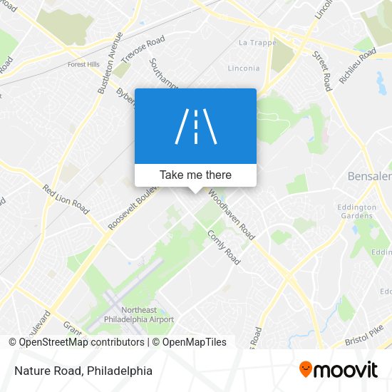Mapa de Nature Road