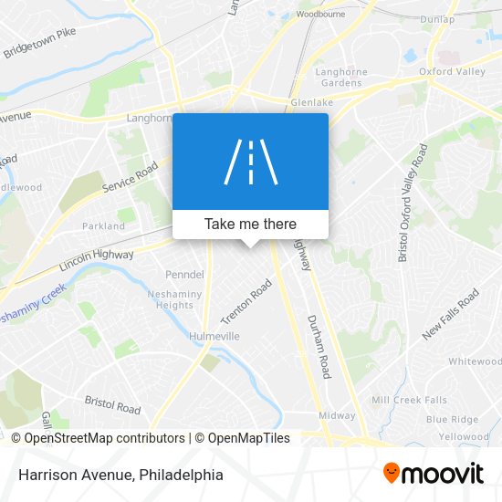 Mapa de Harrison Avenue
