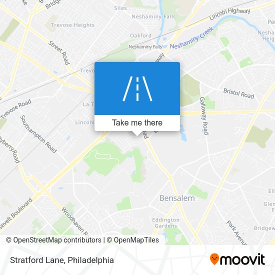 Stratford Lane map