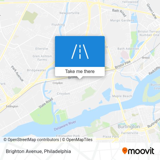 Brighton Avenue map