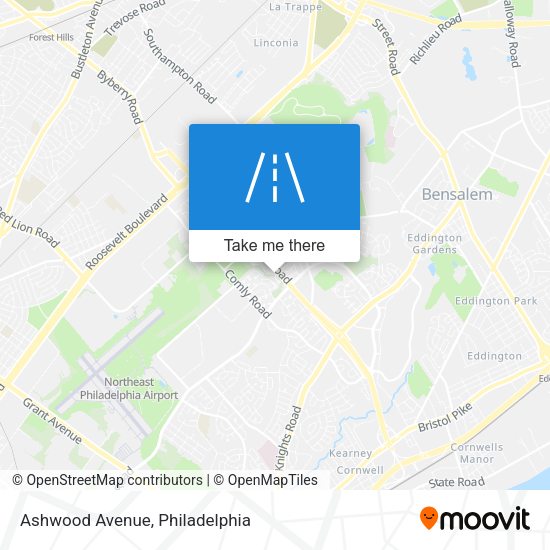 Mapa de Ashwood Avenue