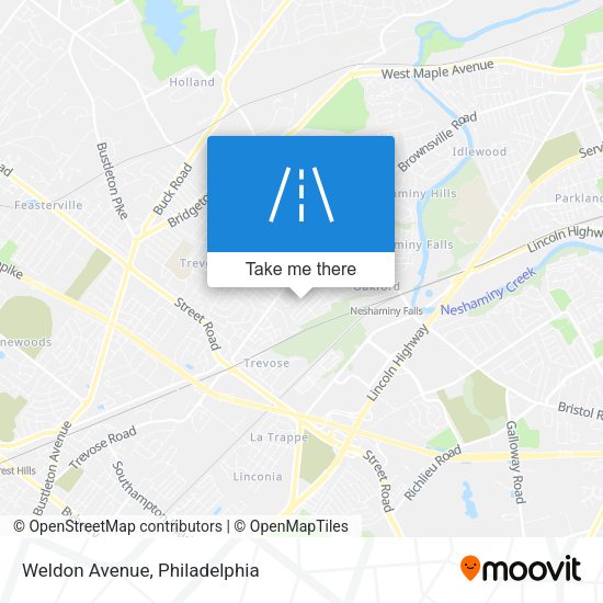 Mapa de Weldon Avenue