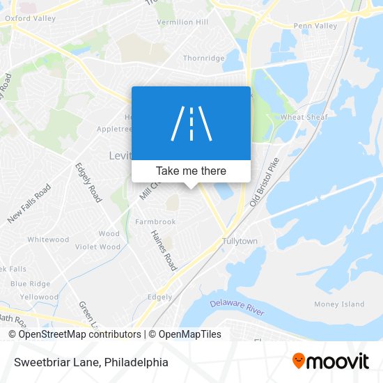 Sweetbriar Lane map