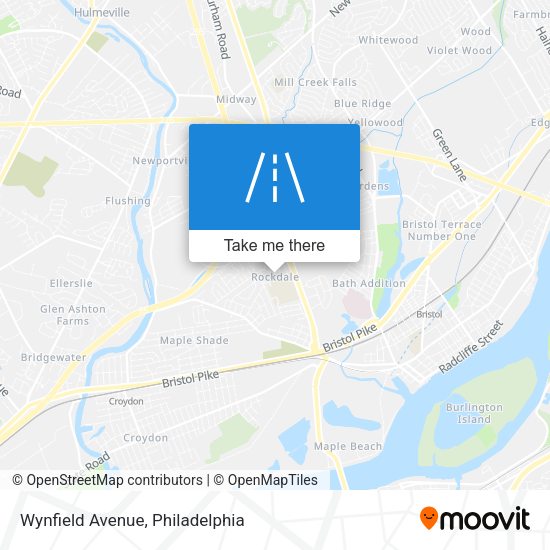 Wynfield Avenue map