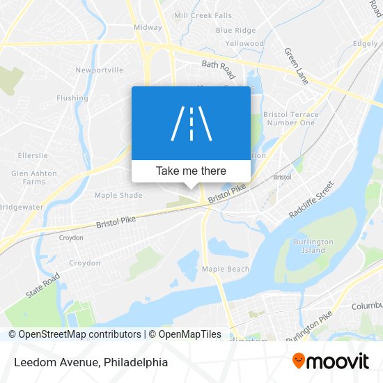 Mapa de Leedom Avenue