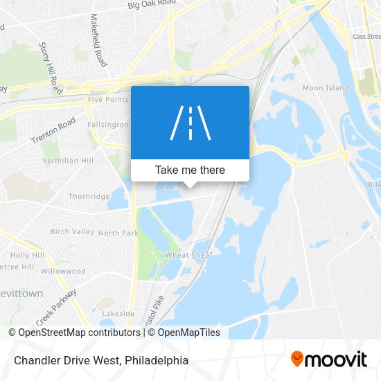 Mapa de Chandler Drive West