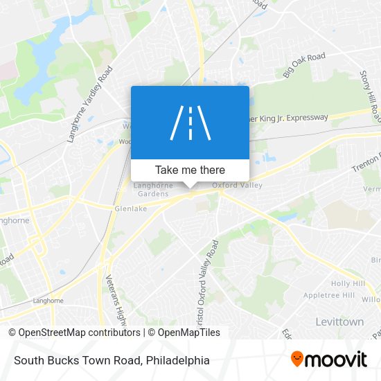 South Bucks Town Road map