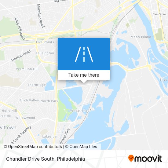 Chandler Drive South map