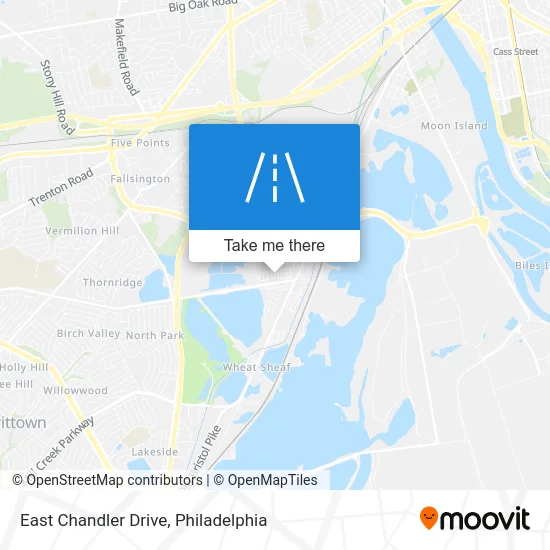 East Chandler Drive map