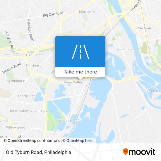 Old Tyburn Road map