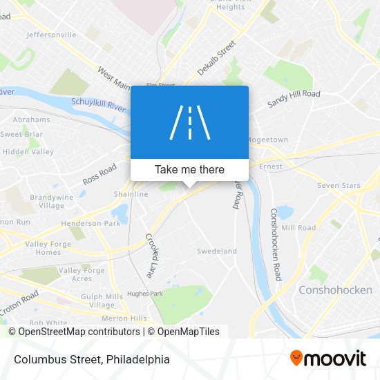 Mapa de Columbus Street