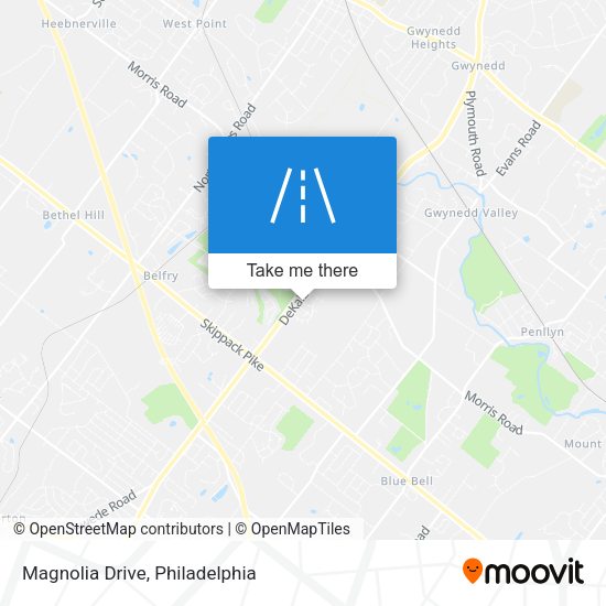 Magnolia Drive map