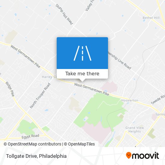 Tollgate Drive map