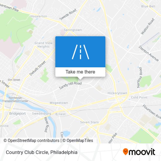 Mapa de Country Club Circle