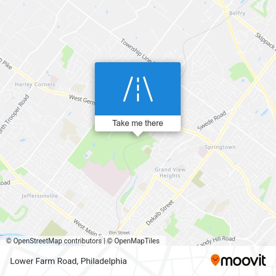 Lower Farm Road map