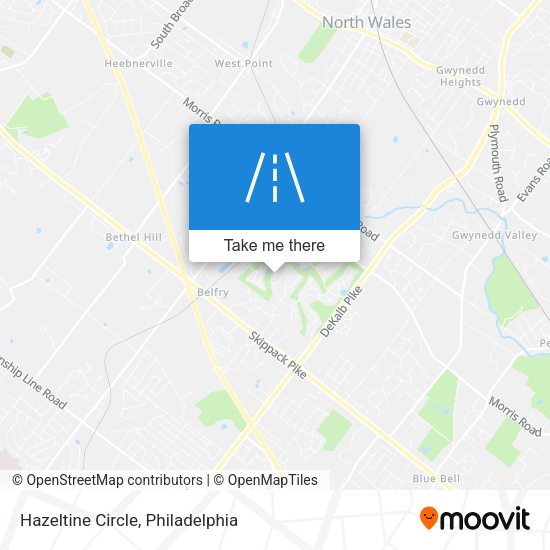 Hazeltine Circle map