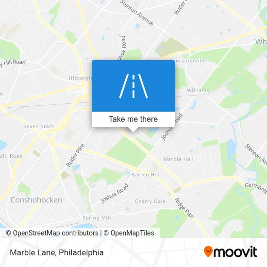 Marble Lane map