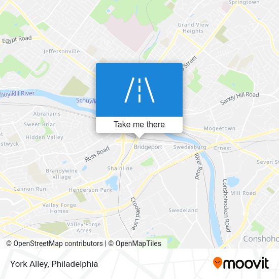 Mapa de York Alley