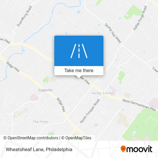 Mapa de Wheatsheaf Lane