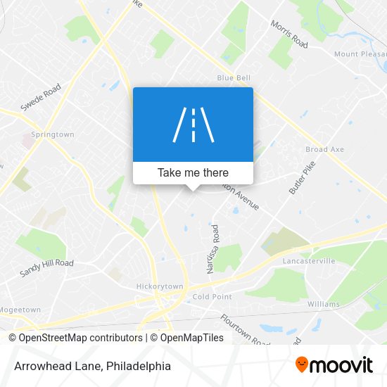 Mapa de Arrowhead Lane