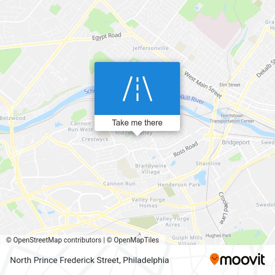 North Prince Frederick Street map