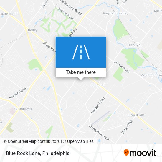 Mapa de Blue Rock Lane