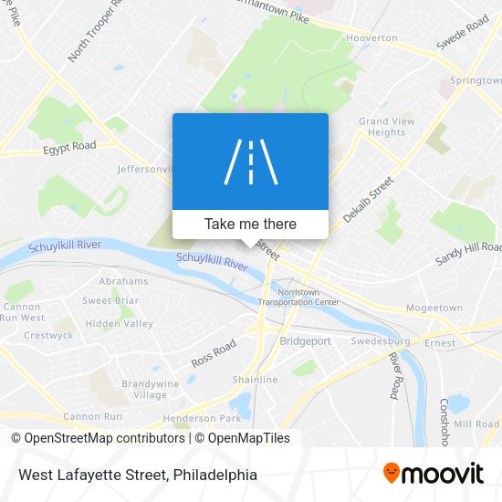 West Lafayette Street map