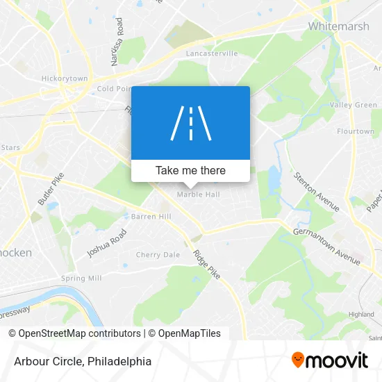 Arbour Circle map