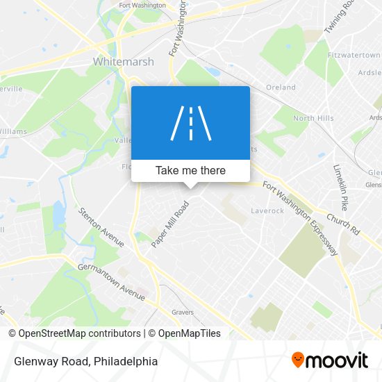 Mapa de Glenway Road