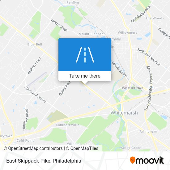 East Skippack Pike map