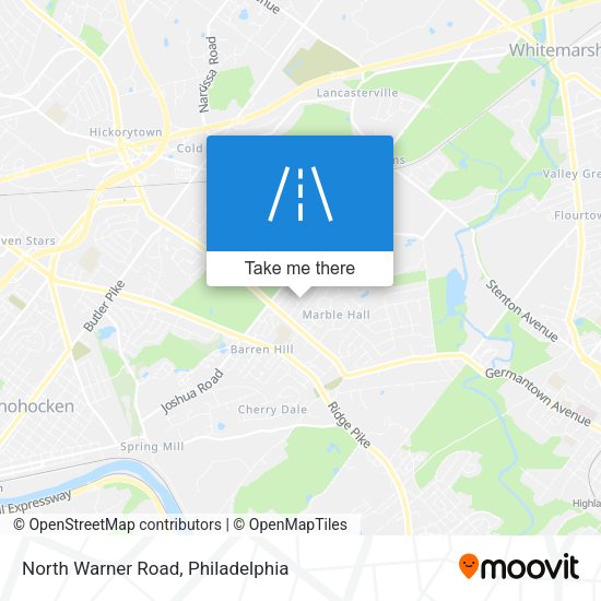 Mapa de North Warner Road