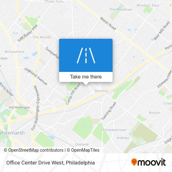 Mapa de Office Center Drive West