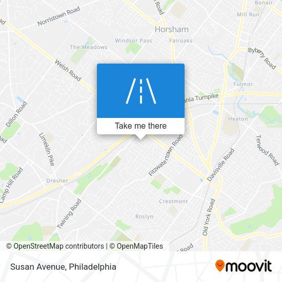 Mapa de Susan Avenue