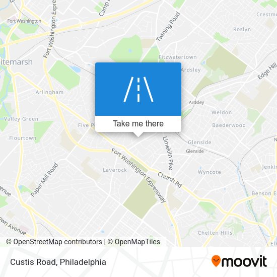 Mapa de Custis Road