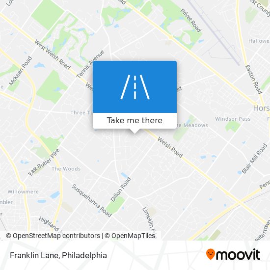 Mapa de Franklin Lane