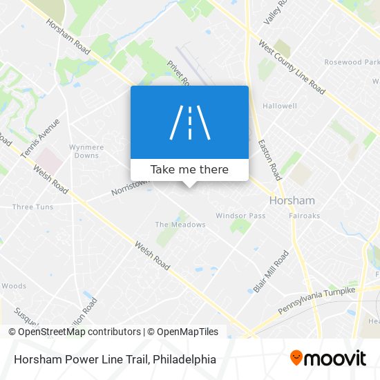 Mapa de Horsham Power Line Trail