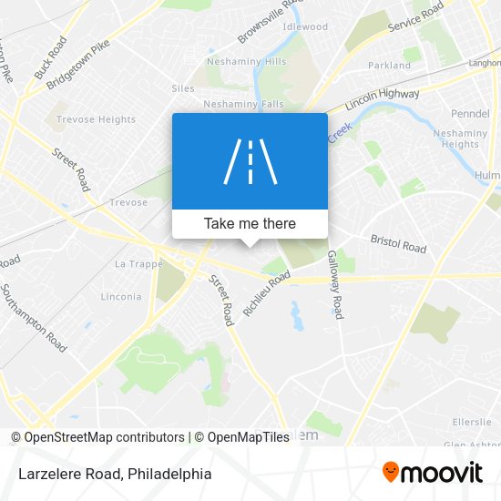 Larzelere Road map