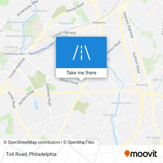 Mapa de Toll Road