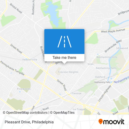 Pleasant Drive map