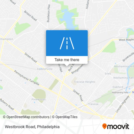 Mapa de Westbrook Road