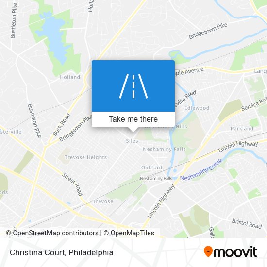 Mapa de Christina Court