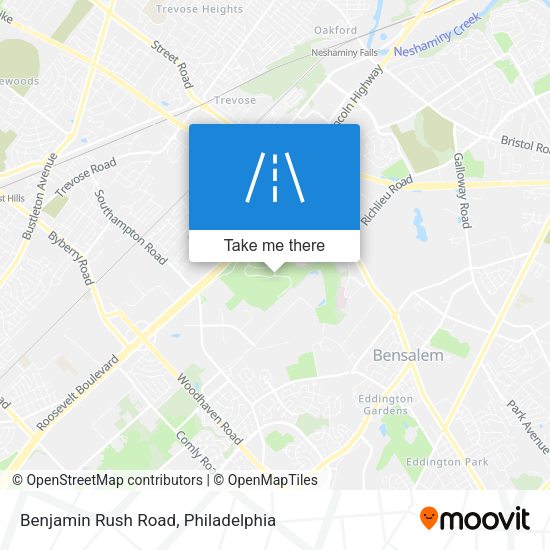 Benjamin Rush Road map