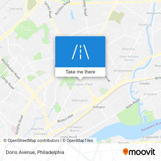 Mapa de Doris Avenue