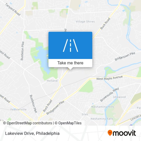 Lakeview Drive map